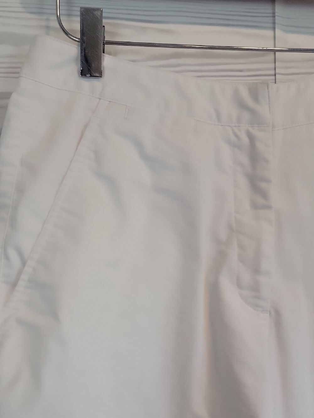 Nike Golf Classic White Shorts Dri-Fit Cotton Blend Womens Size M - Picture 2 of 10